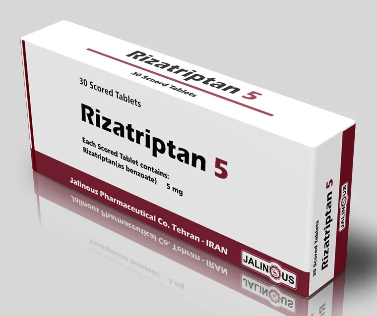 تصویر RIZATRIPTAN-JALINOUS 5 MG TAB